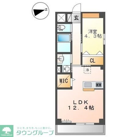 セントラルセブンの物件間取画像